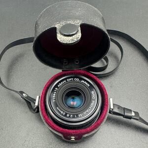 SMC Pentax-M 1:2.8 28mm Vintage Camera Lens Asahu Opt. Co. Japan K Mount W/ Case